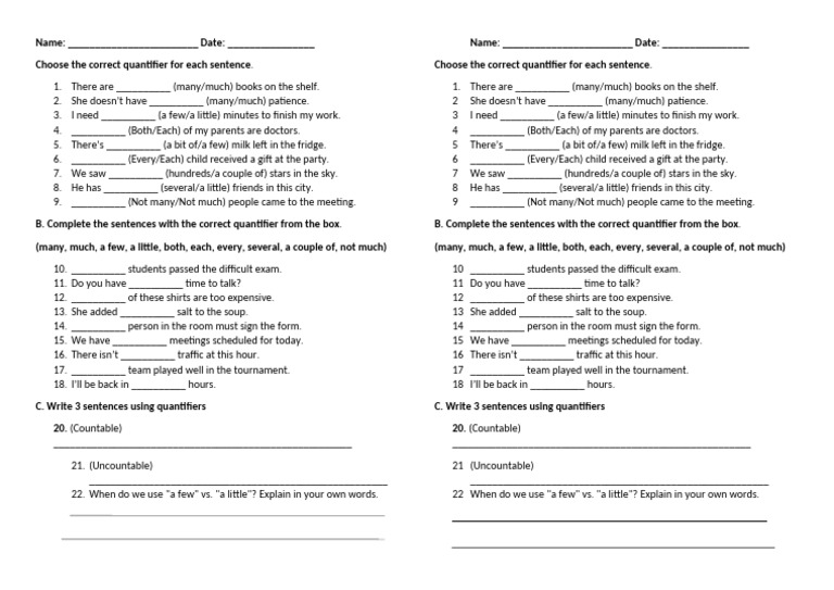 Quantifiers in English Grammar | PDF | Chess Openings | Chess