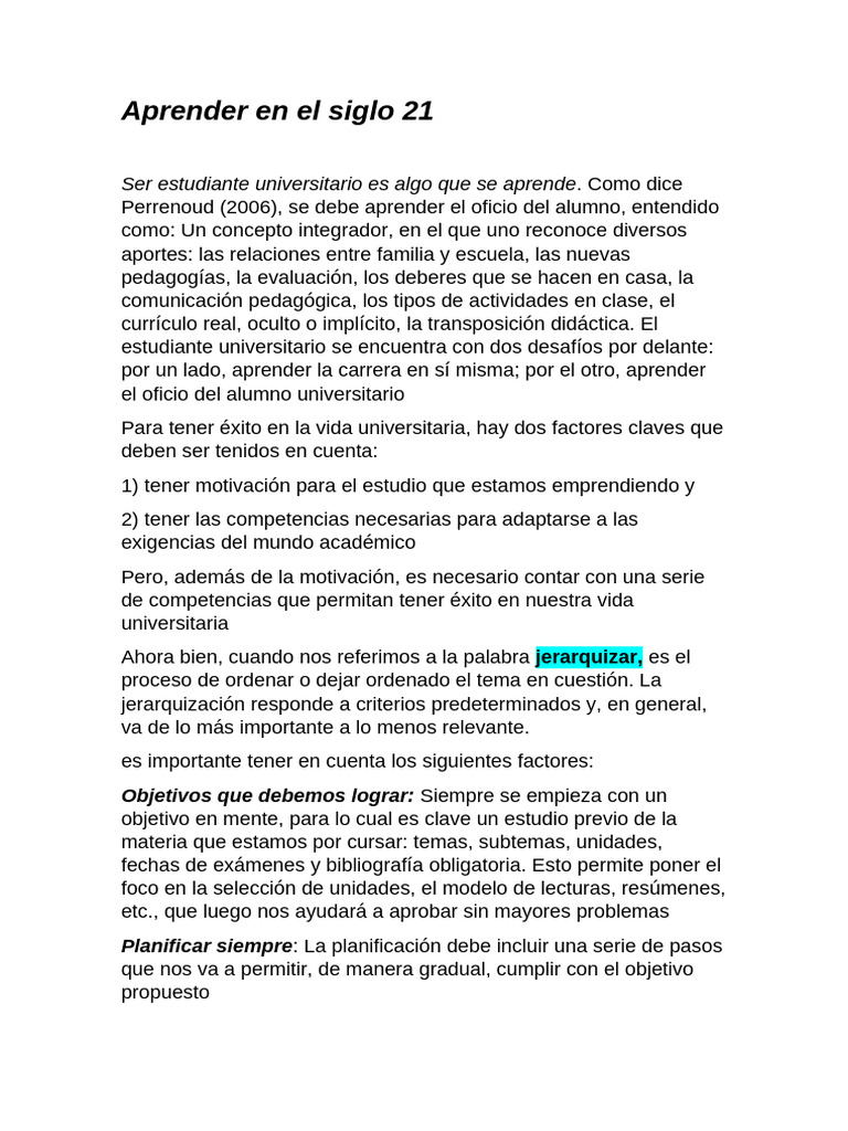 Estrategias para el Éxito Universitario | PDF | Habilidades ...