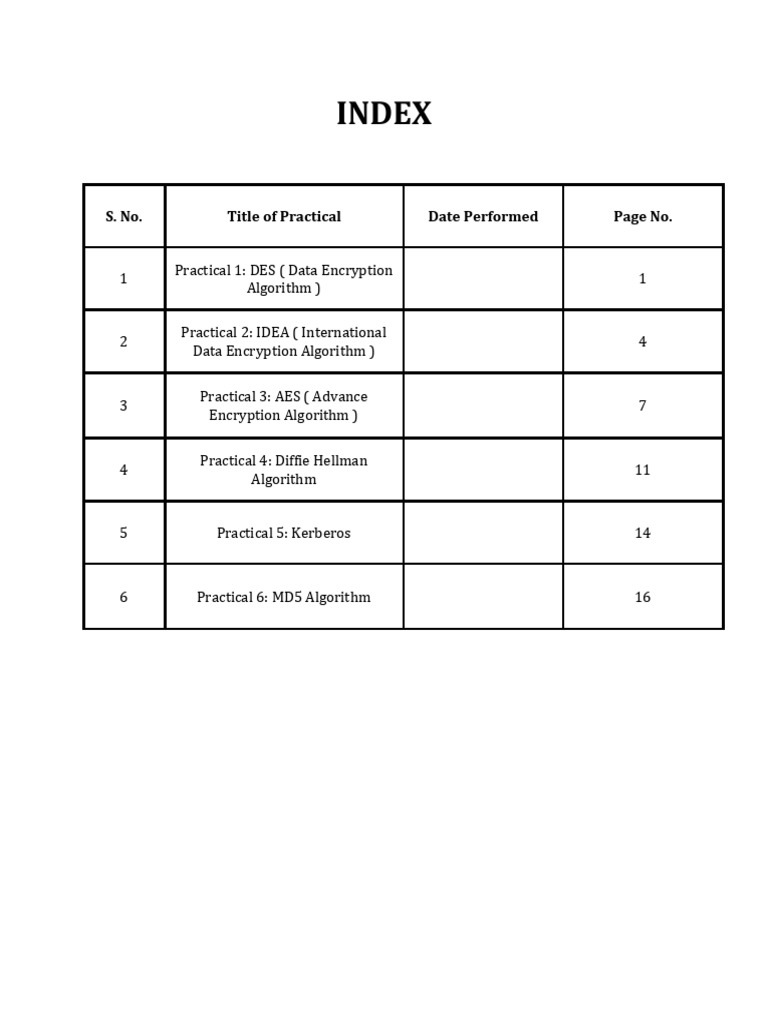 Data Encryption Algorithms Overview | PDF