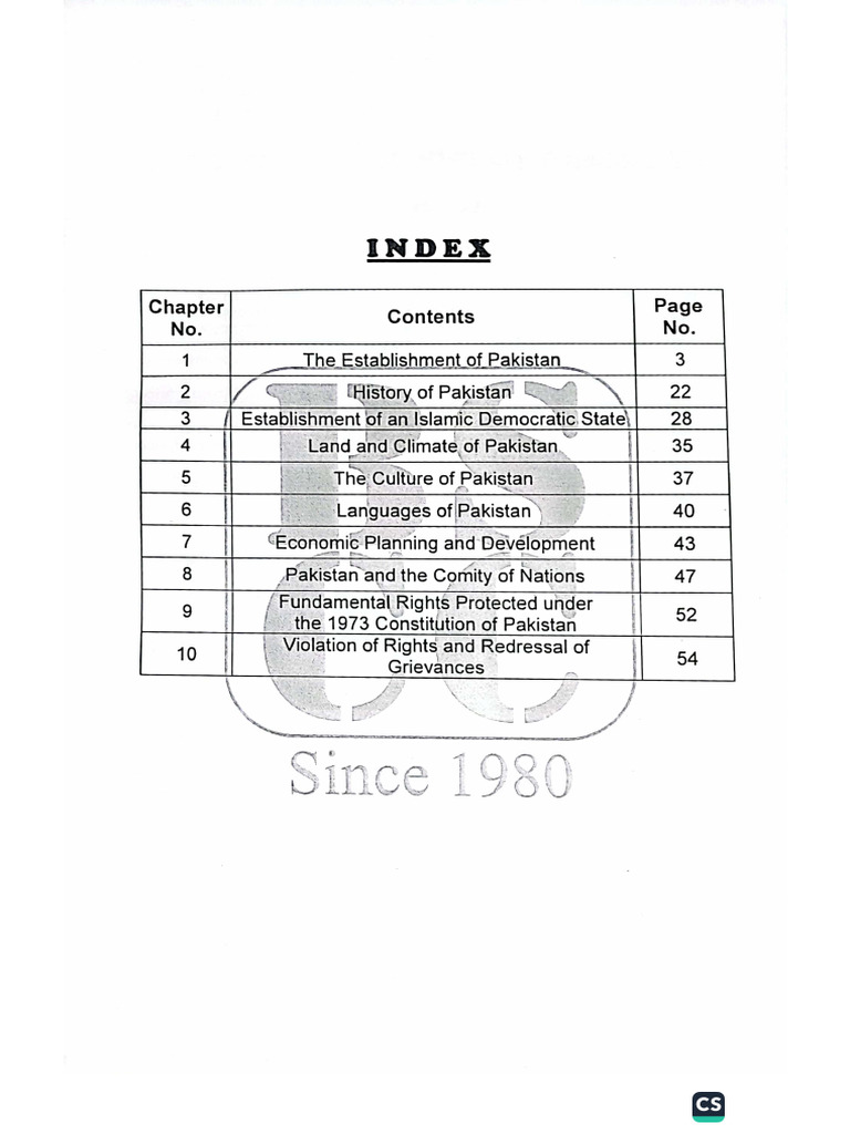 XII Pak Studies Notes (Karachi Board) | PDF