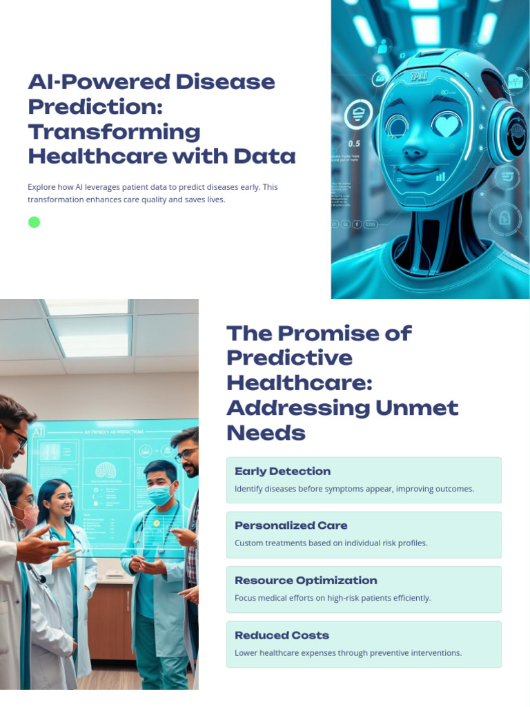 AI in Healthcare: Early Disease Prediction | PDF | Artificial ...