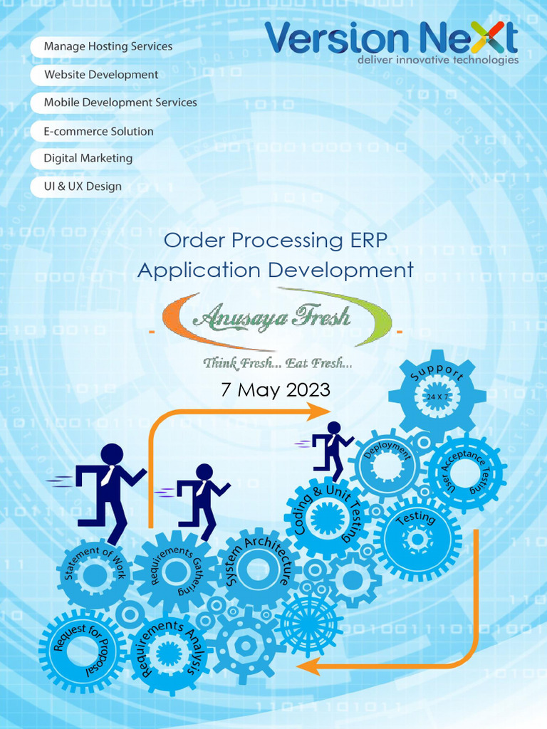 Proposal - For - Order Processing ERP Application Development | PDF ...