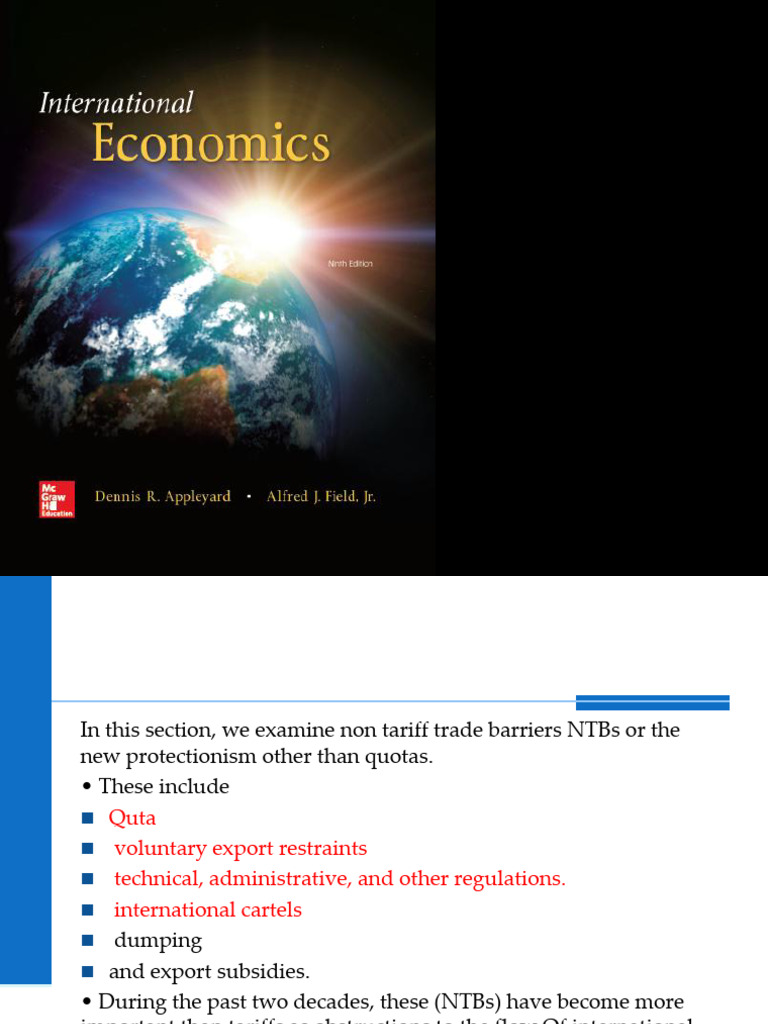 Understanding Nontariff Trade Barriers | PDF | Non Tariff Barriers To ...