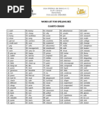 Roblox Spelling Bee Master Words List | PDF