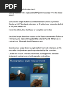 Thumb and MCP Goniometry Guide | PDF