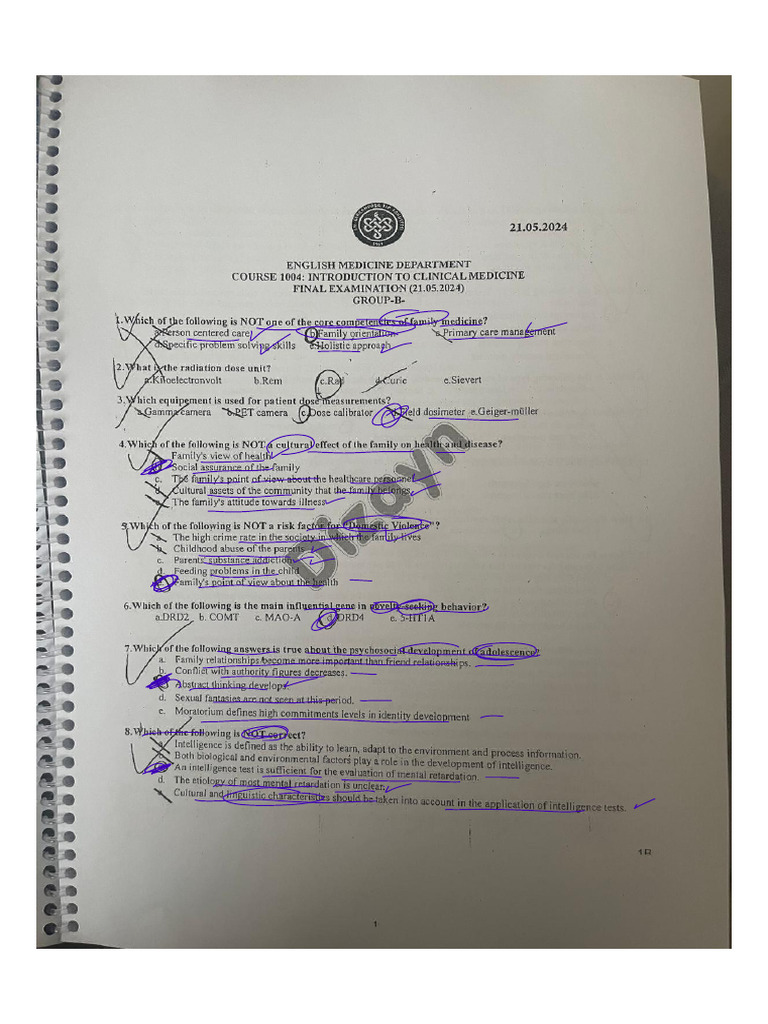 1004 Final 2024 | PDF