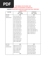 NWU 2025 Exam Schedule for Modules | PDF