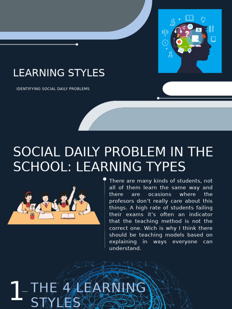 Social Daily Problems | PDF | Learning Styles | Learning
