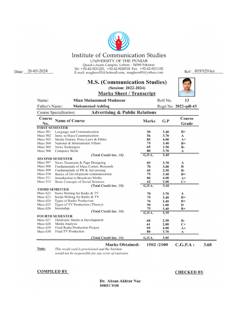 MS Communication | PDF