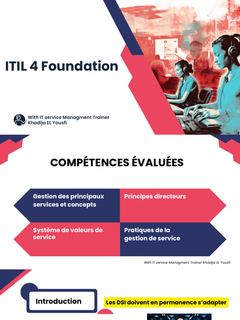 Introduction à ITIL 4 et gestion des services | PDF | Itil | Informatique