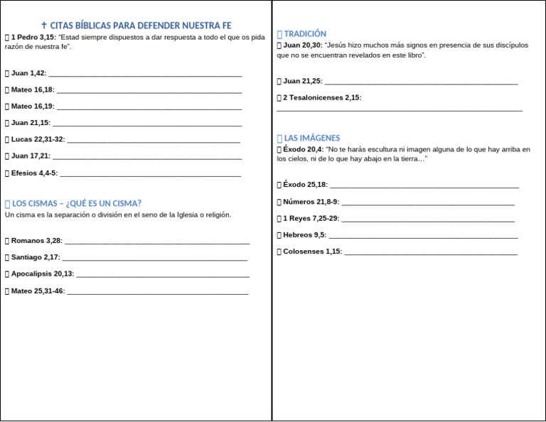 Folleto - Citas - Biblicas - Una - Hoja Oficial | PDF