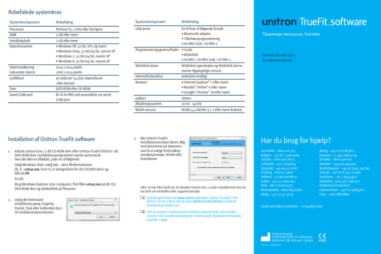 InstallGuide Danish | PDF