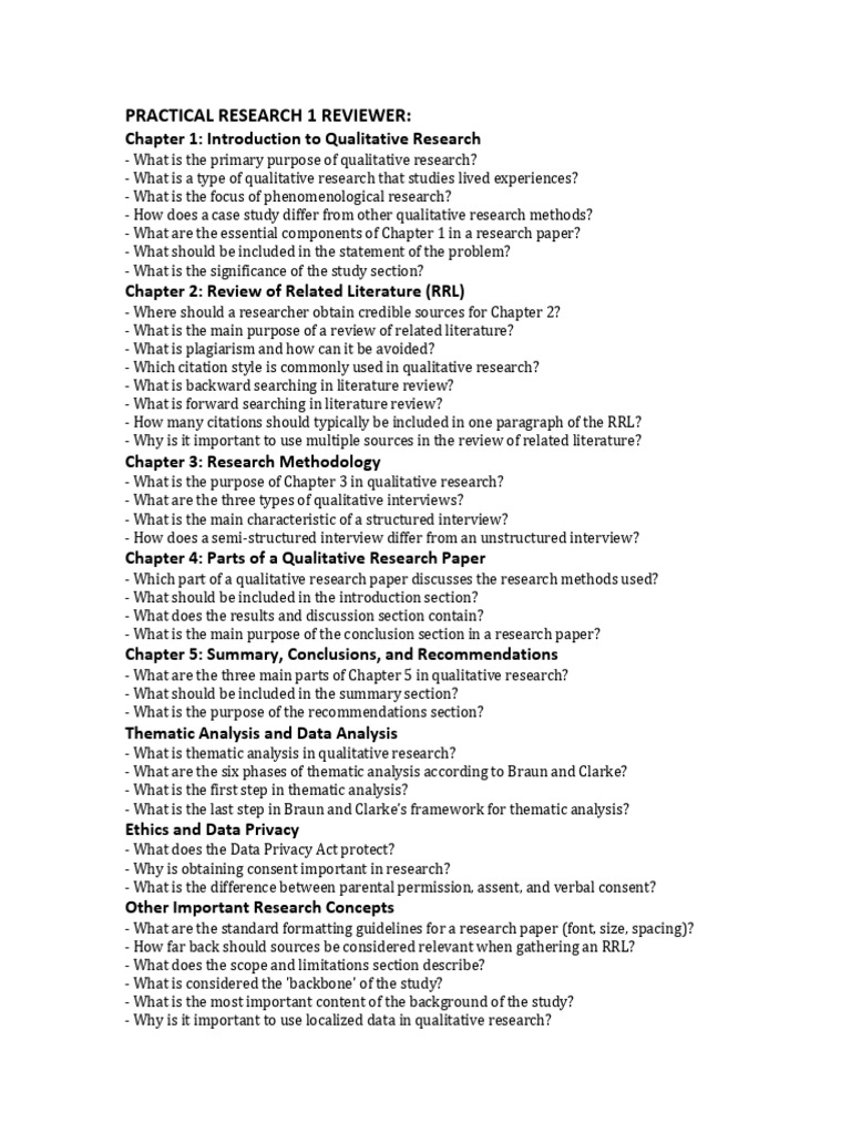 Qualitative Research Guide and Review | PDF | Qualitative Research ...