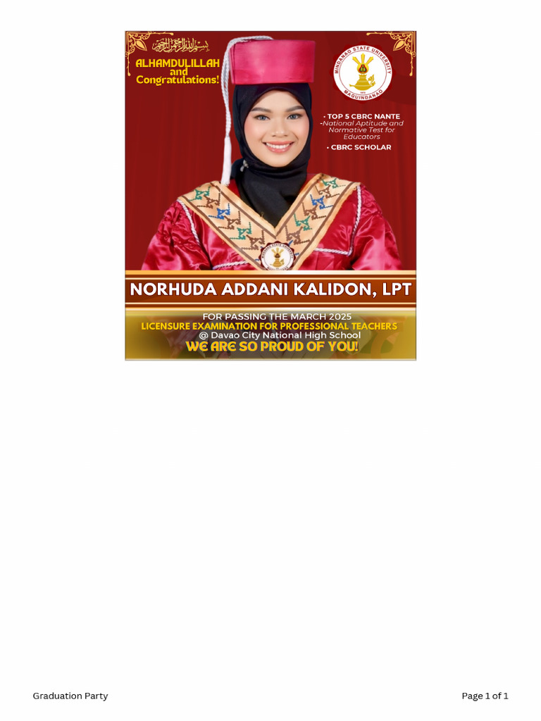 Graduation Party - PDF 2 | PDF