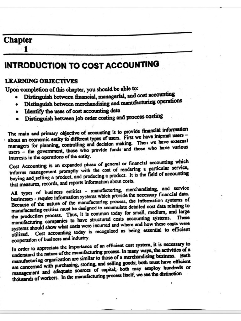 Cost Accounting and Control de Leon | PDF