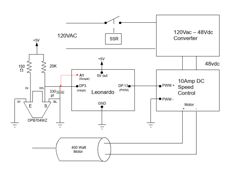 Leonardo CNC Speed Control SchematicR2 | PDF