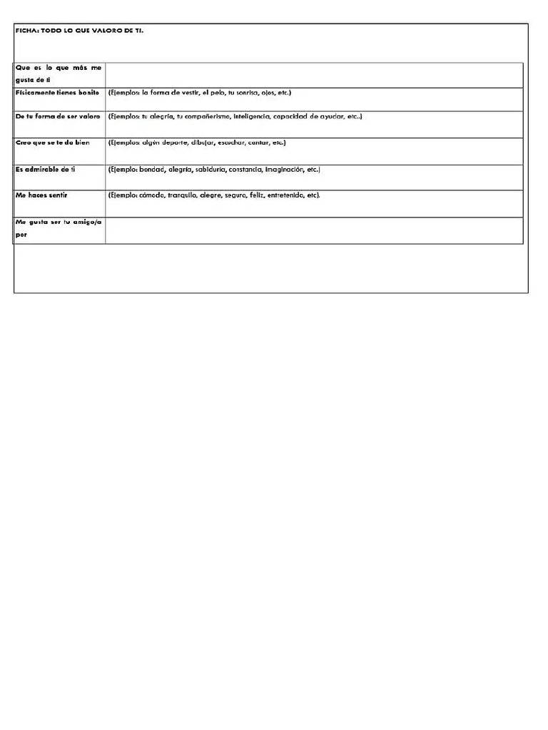 Amigo Invisible Ficha Pdf