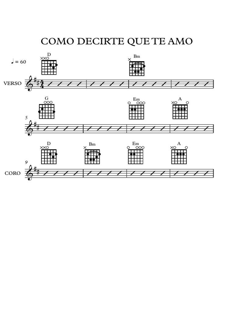 Como Decirte Que Te Amo | PDF