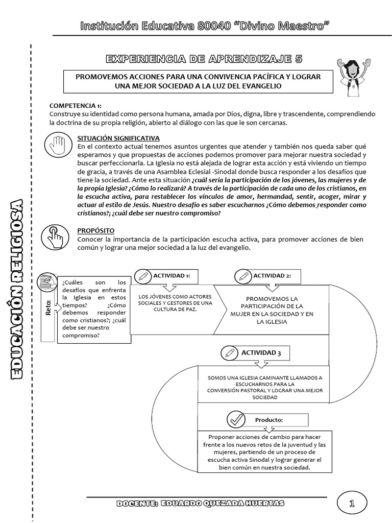 Desafíos y Compromisos de la Iglesia Actual | PDF | Iglesia Católica ...