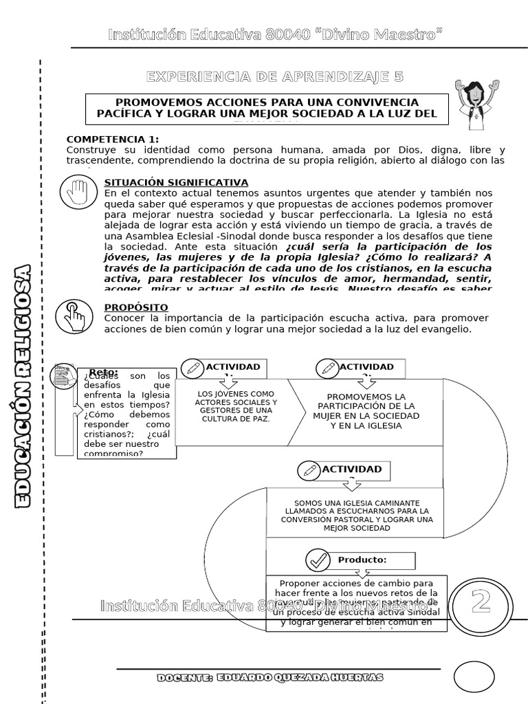 Desafíos y Compromisos de la Iglesia hoy | PDF | Iglesia Católica | Amor