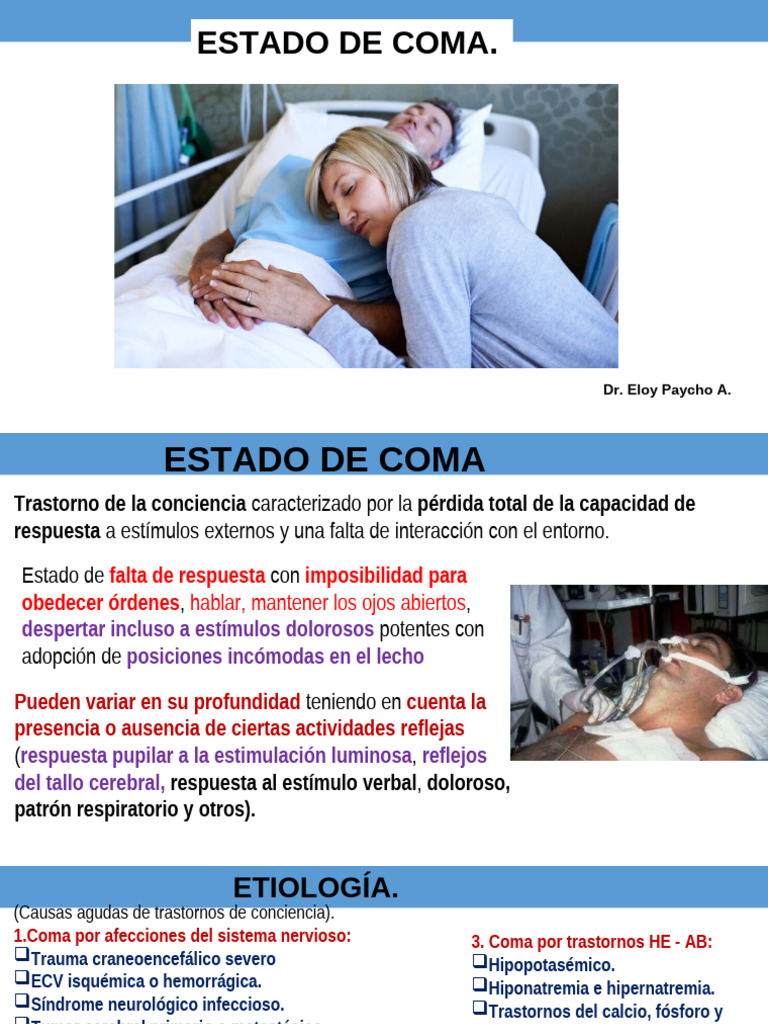 Causas y características del estado de coma | PDF | Coma | Cerebro