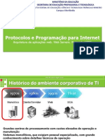 Arquitetura de Aplicações Web. Web Servers. Protocolo HTTP