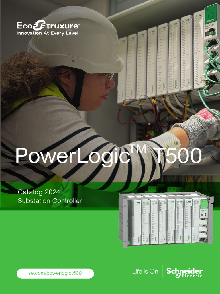 PowerLogic T500 Substation Controller | PDF | Scada | Input/Output