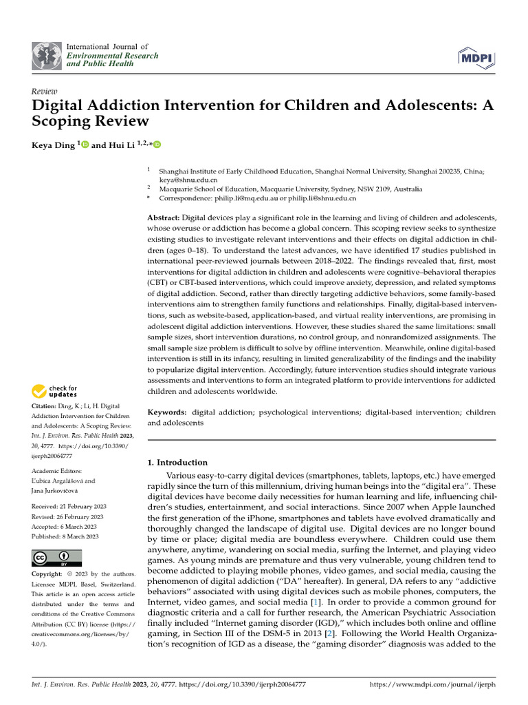 Digital Addiction Intervention For Children and Adolescents 3qwaxxqo ...