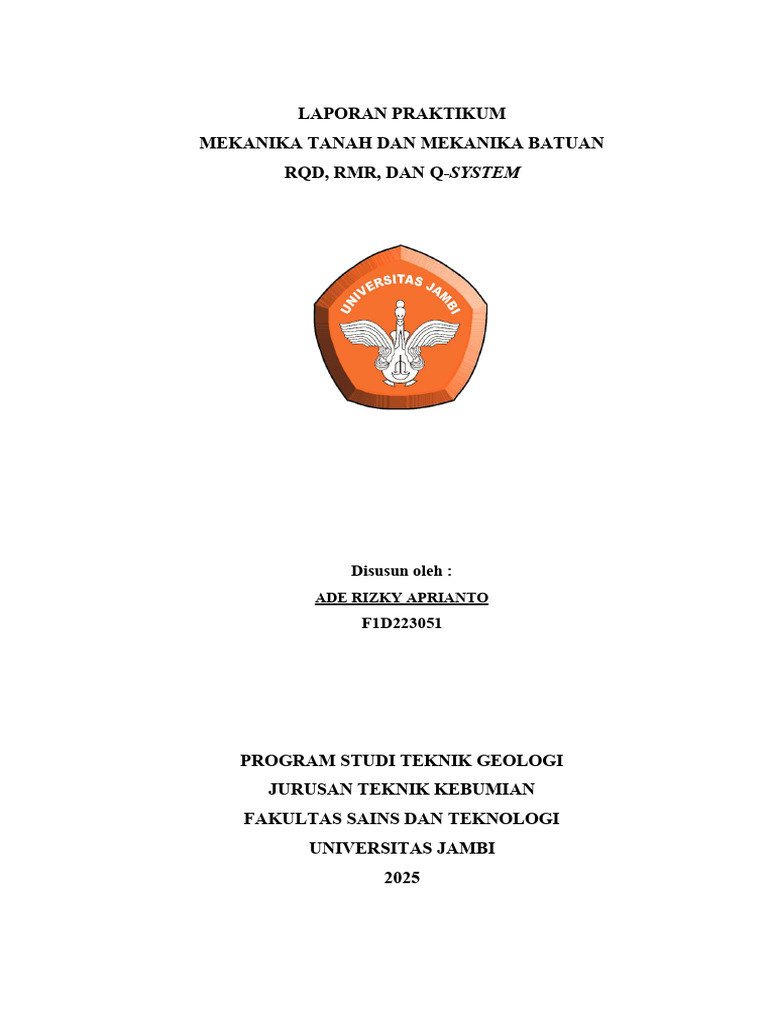 RQD, RMR, dan Q-System dalam Geoteknik | PDF