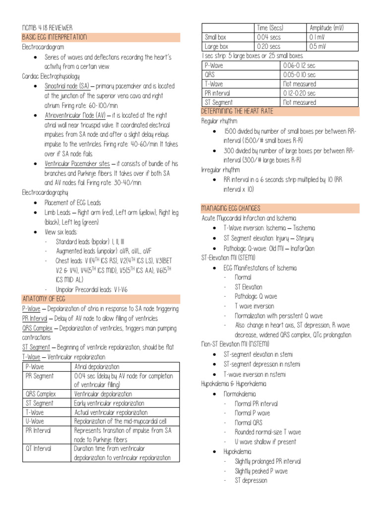 Basic ECG Interpretation Guide | PDF | Electrocardiography | Heart Valve