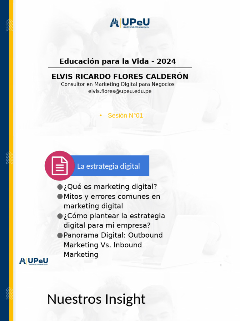 Sesion 1 MKT Digital | PDF | Publicidad digital | Marketing