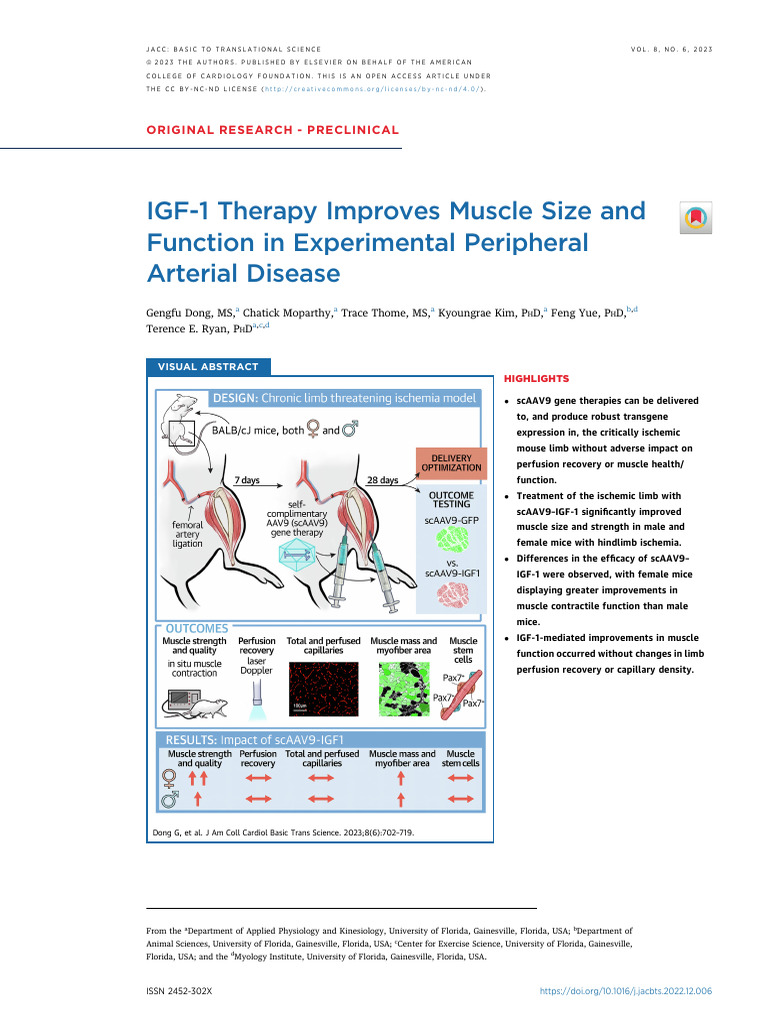 Al Poeta San Martino Del Carso Dong Et Al Igf 1 Therapy Improves Muscle Size and Function in