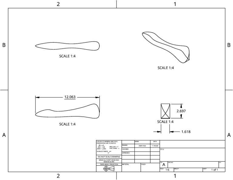 Part 1 Drawing 1 | PDF