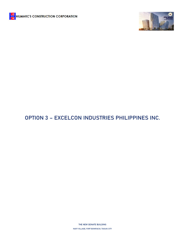 Option 3 Excelcon Industries Philippines Inc.: The New Senate Building ...