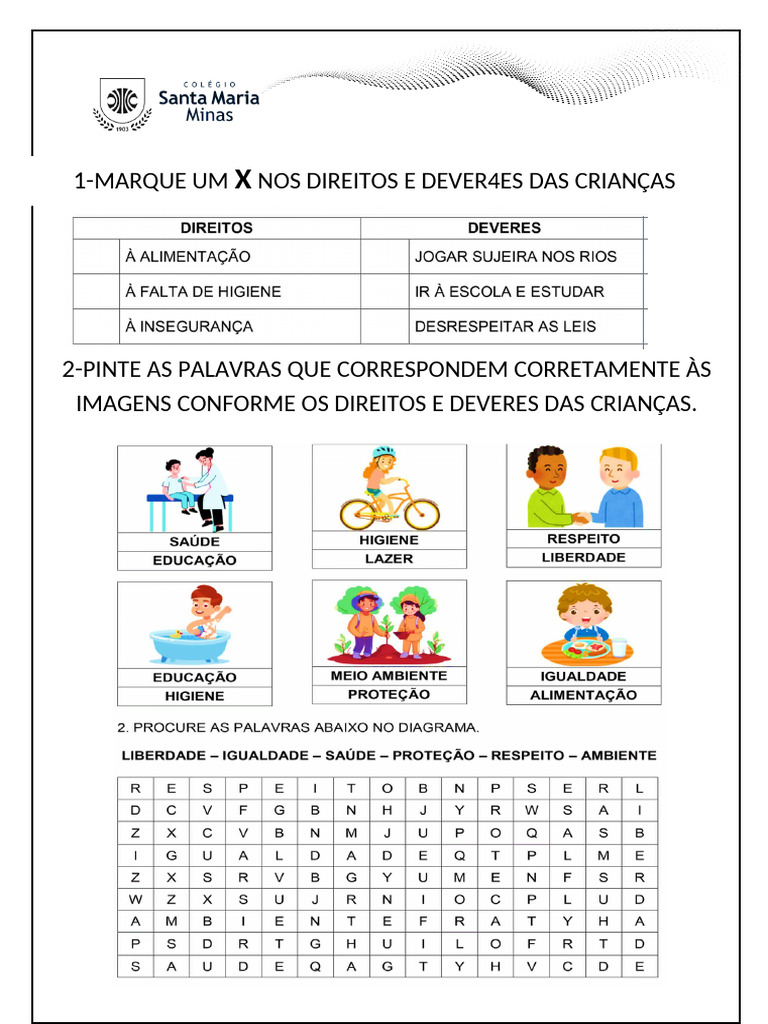 Atividades Ge - Direitos e Deveres | PDF