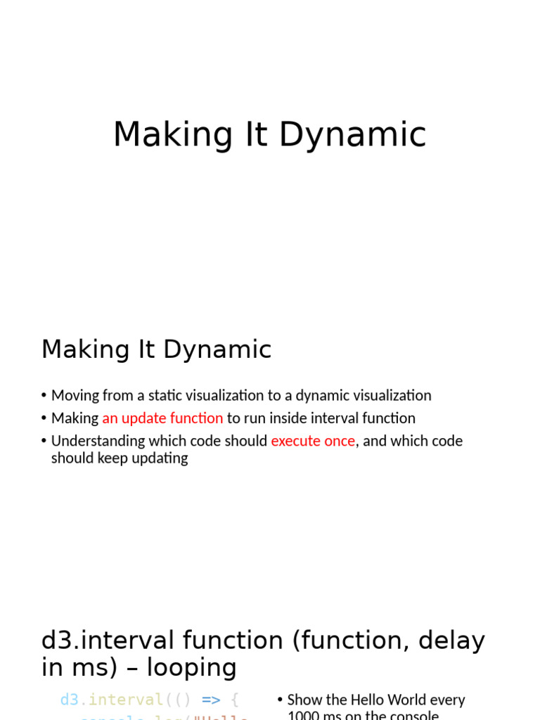 Dynamic Data Visualization with D3 | PDF | Computing | Software Engineering