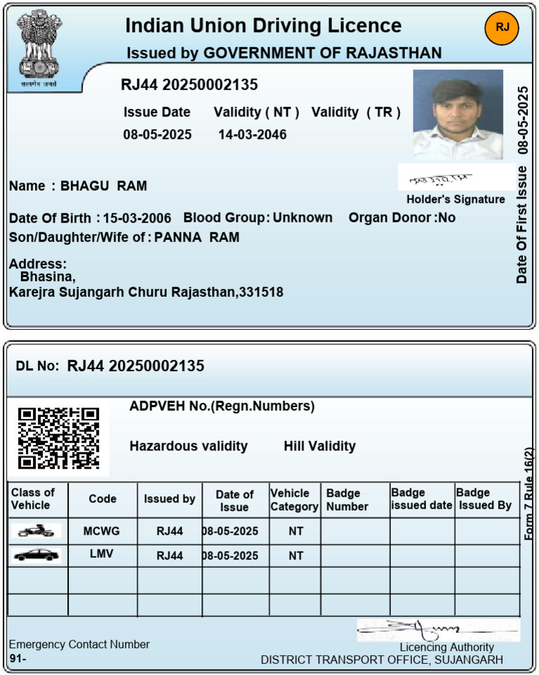 Bhagu Ram DL | PDF