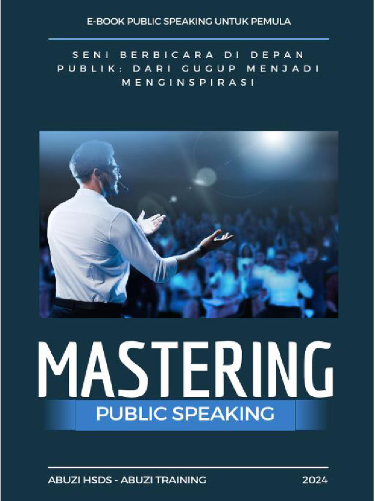 E-Book Mastering Public Speaking | PDF