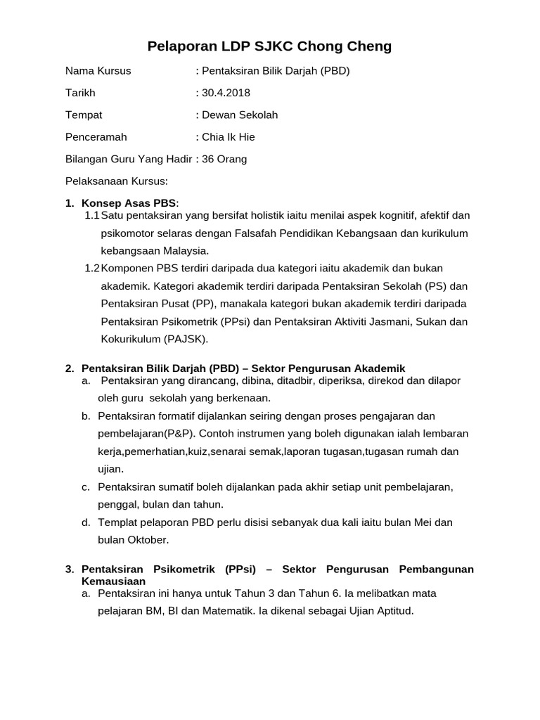 LDP PBD 2018 | PDF