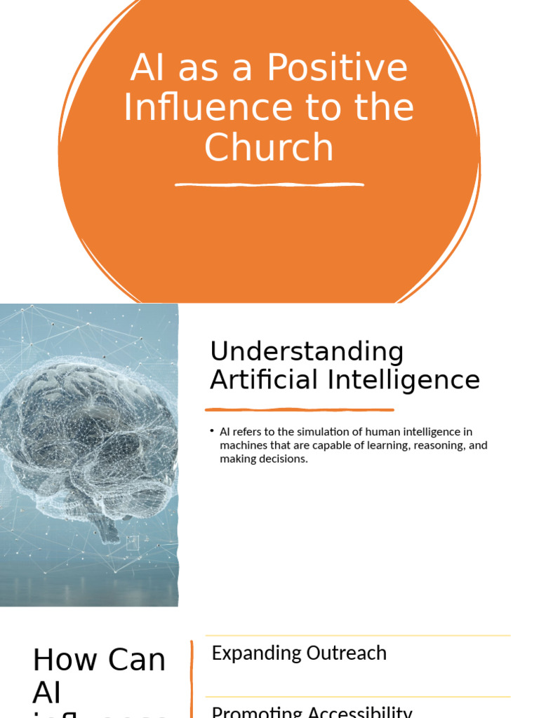 AI As A Positive Influence To The Church | PDF