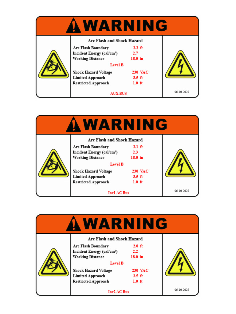 Arc Flash Hazard Analysis Summary | PDF | Alternating Current | Metrology