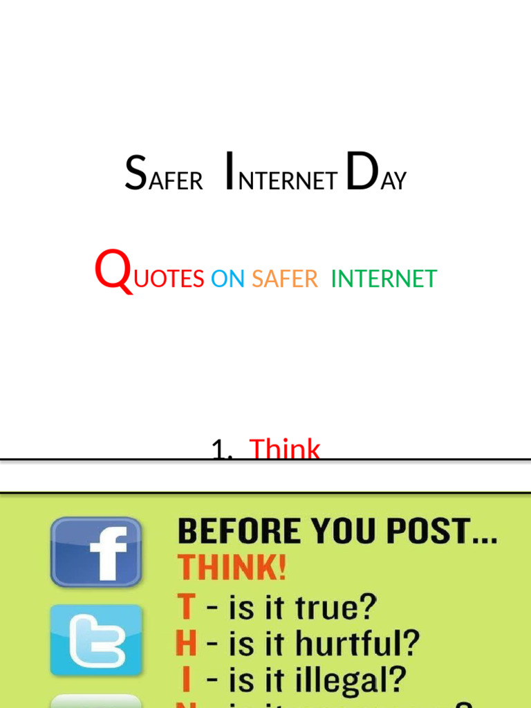 Safer Internet Day | PDF