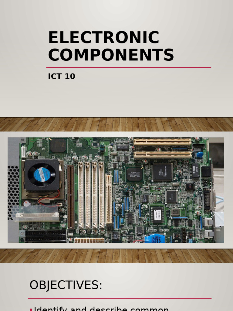 ELECTRONIC COMPONENTS | PDF | Electronic Component | Passivity ...