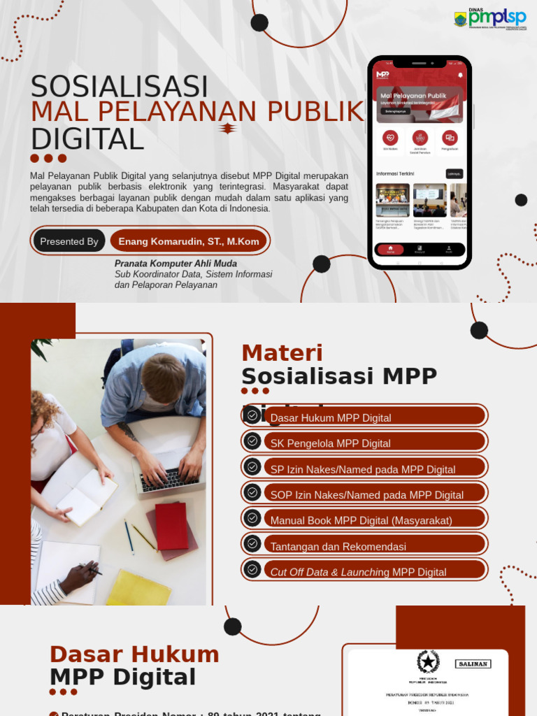 MPP Digital: Layanan Publik Terintegrasi | PDF