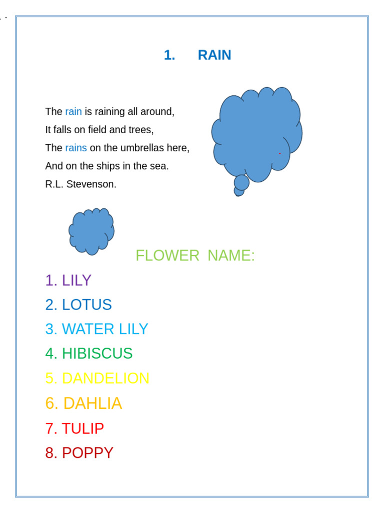 Rain | PDF