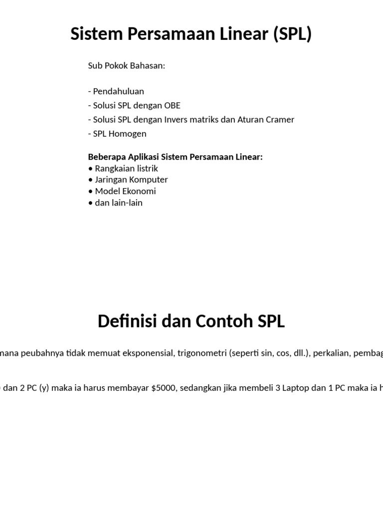 SPL Pengantar Visual | PDF