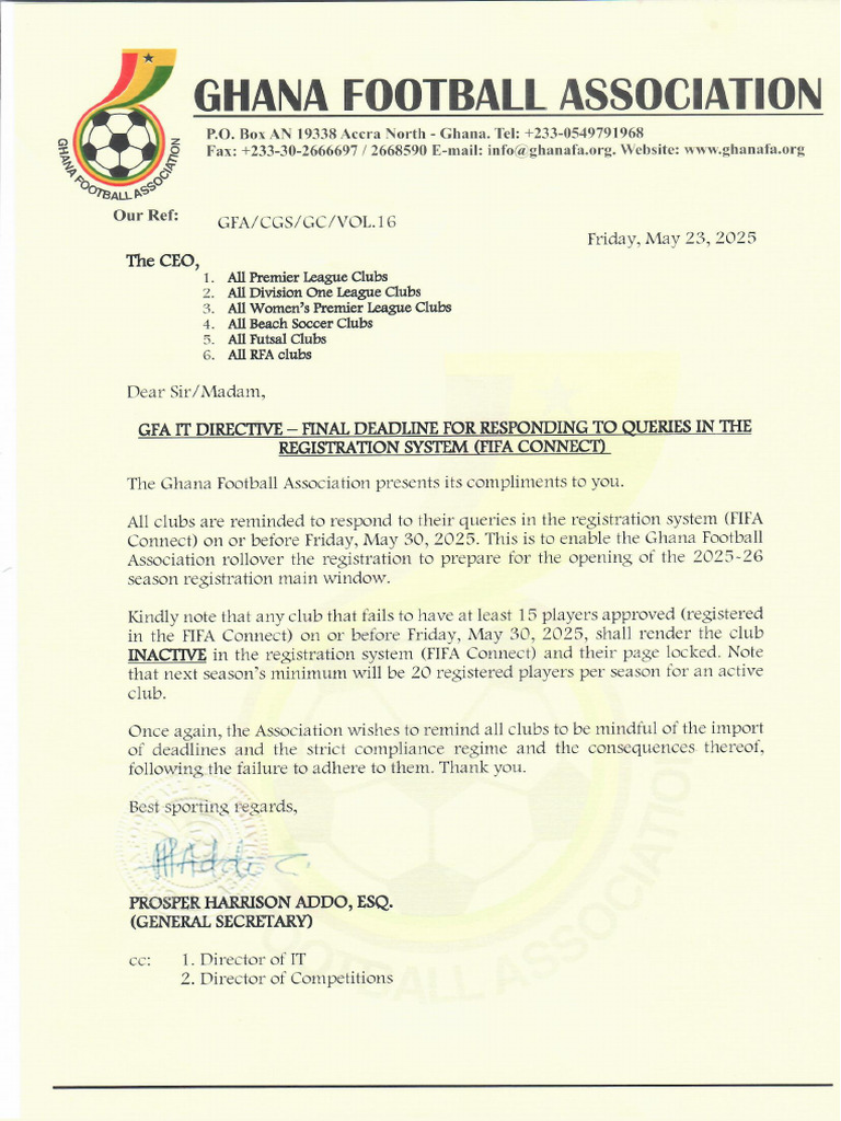 Gfa It Directive | PDF