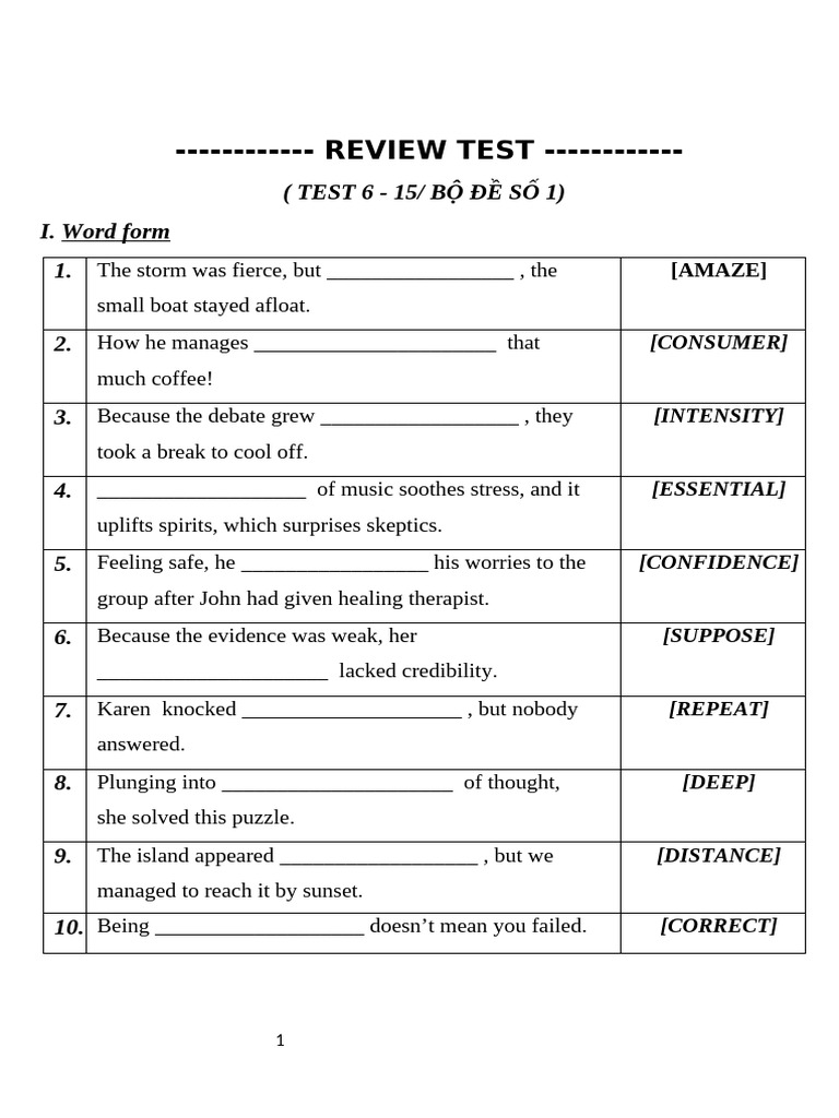Review Test Pdf