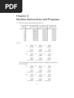 Computer Organization Hamacher Instructor Manual Solution - Chapter 2