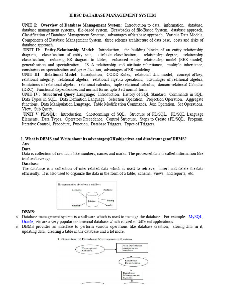 Database Management System Overview | PDF | Databases | Relational Database